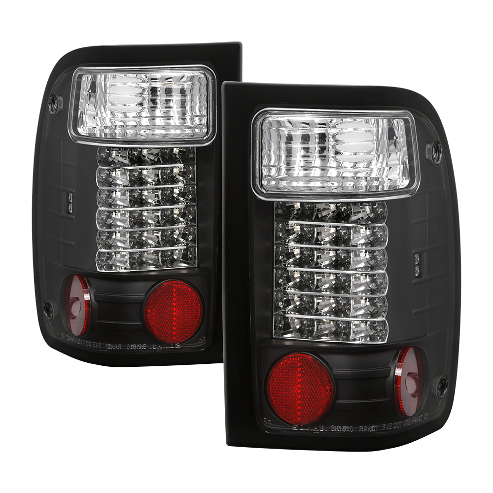 Spyder Ford Ranger 01-05 LED Tail Lights Black ALT-YD-FR98-LED-BK 5003836