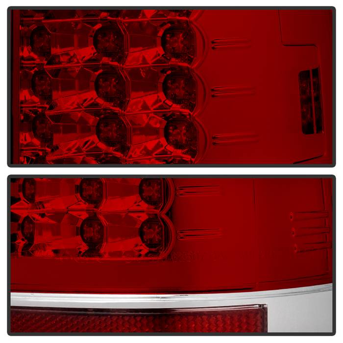 Spyder Ford Super Duty 08-15 Version 2 LED Tail Lights Red Clear ALT-YD-FS07-LED-G2-RC 5029195