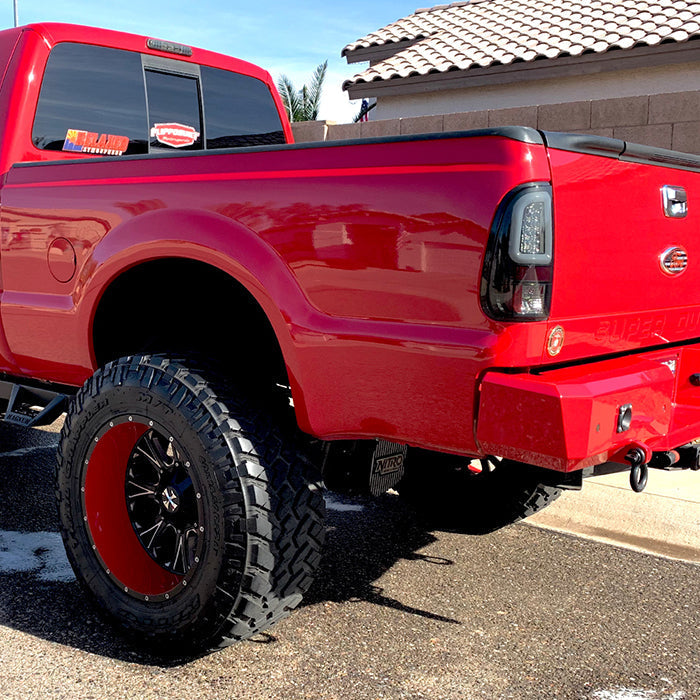 Spyder 08-16 Ford Super Duty F-250 V3 Light Bar LED Tail Lights - Blk Smoke ALT-YD-FS07V3-LBLED-BSM 5084729