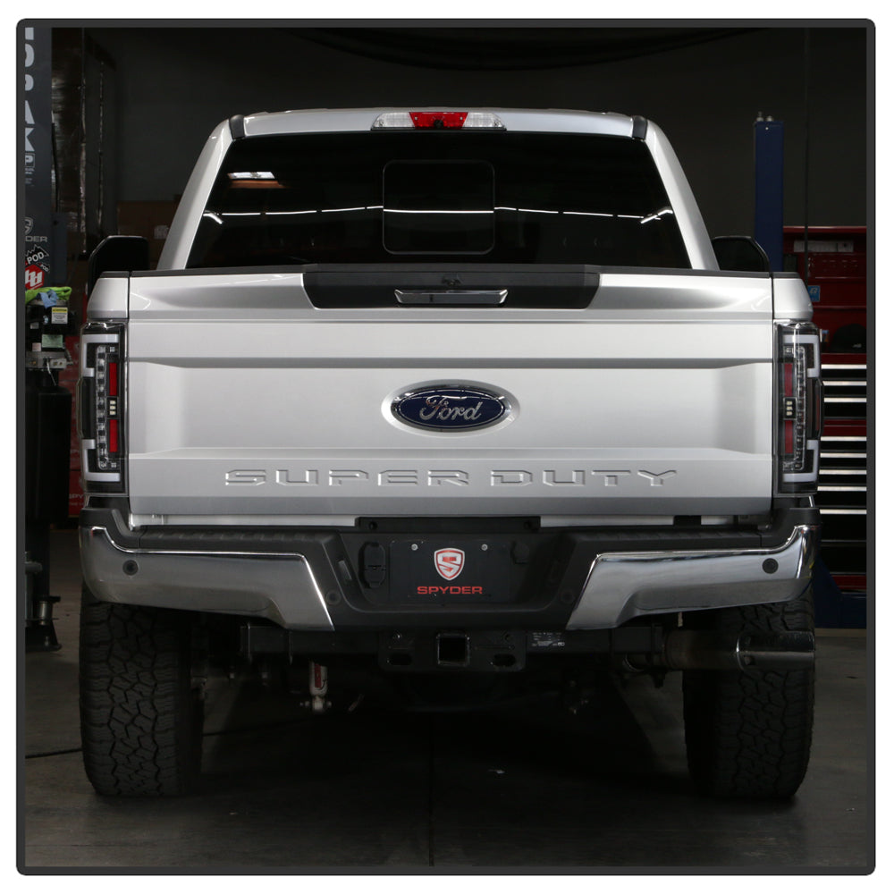 Spyder 17-18 Ford F-250 Super Duty (Excl LED Models) LED Tail Lights - Black (ALT-YD-FS17-LED-BK) 5085580