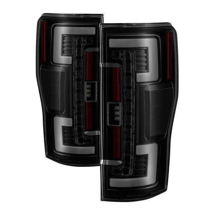 Spyder 17-18 Ford F-250 Super Duty (Excl LED Models) LED Tail Lights - Blk Smk (ALT-YD-FS17-LED-BSM) 5085597