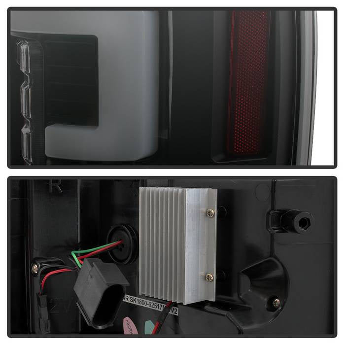 Spyder 17-18 Ford F-250 Super Duty (Excl LED Models) LED Tail Lights - Blk Smk (ALT-YD-FS17-LED-BSM) 5085597