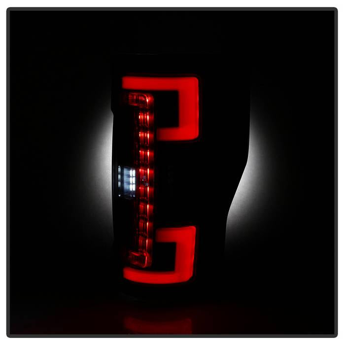 Spyder 17-18 Ford F-250 Super Duty (Excl LED Models) LED Tail Lights - Blk Smk (ALT-YD-FS17-LED-BSM) 5085597
