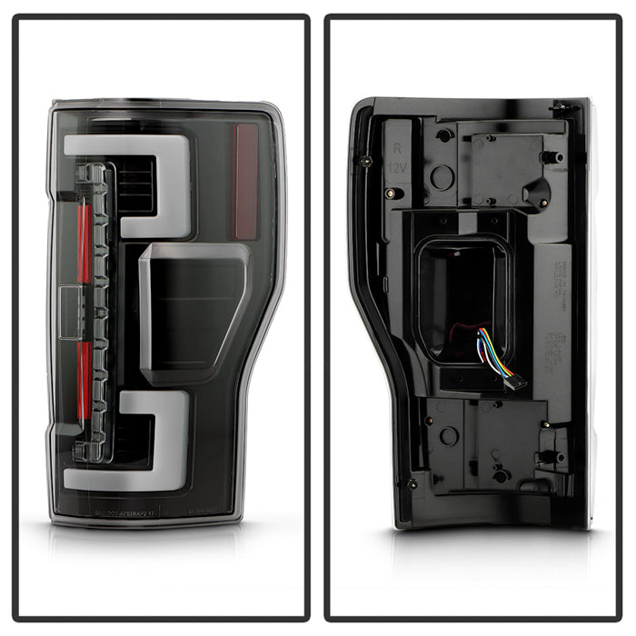 SPYDER 17-18 Ford F250 SD (Excl Halogen Model) LED Tail Lights - Black (ZALT-YD-FS17BS-GRLED-BK) 5089168