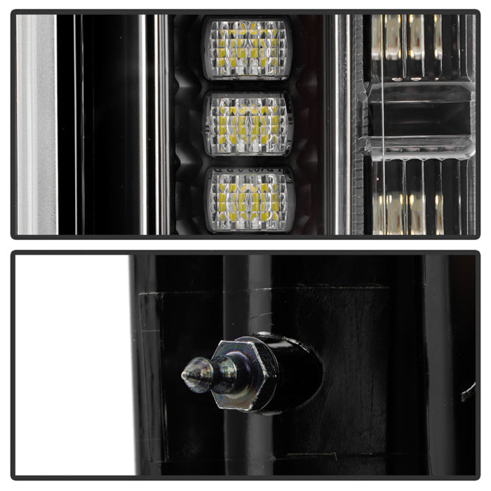 SPYDER 17-18 Ford F250 SD (Excl Halogen Model) LED Tail Lights - Black (ZALT-YD-FS17BS-GRLED-BK) 5089168