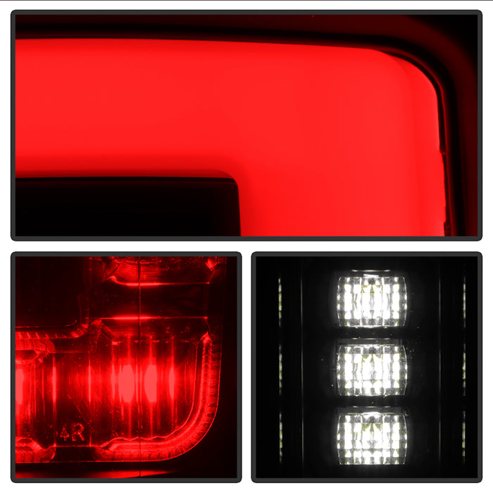 SPYDER 17-18 Ford F250 SD (Excl Halogen Model) LED Tail Lights - Black (ZALT-YD-FS17BS-GRLED-BK) 5089168