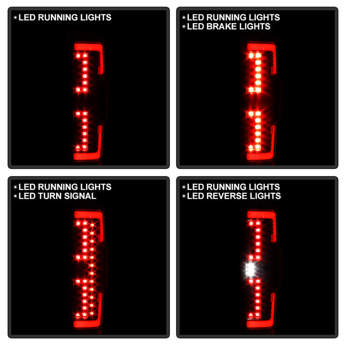 SPYDER Apex 20-21 Ford F250 SD (LED Model Only) LED Tail Lights - Black (ALT-YD-FS20LEDBS-LED-BK) 5088642