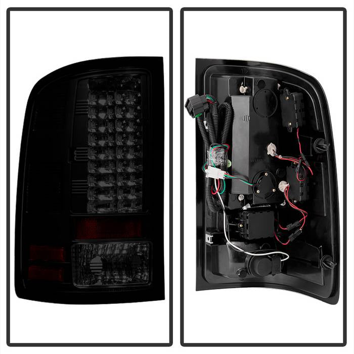 Spyder GMC Sierra 07-13 (Not 3500 Dually 4 Rear Wheels)LED Tail Lights Blk Smke ALT-YD-GS07-LED-BSM 5078186