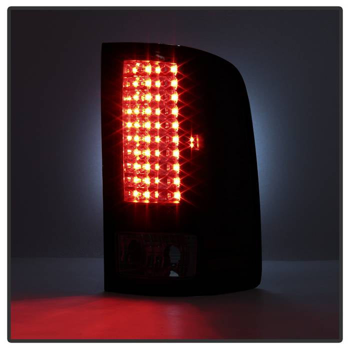 Spyder GMC Sierra 07-13 (Not 3500 Dually 4 Rear Wheels)LED Tail Lights Blk Smke ALT-YD-GS07-LED-BSM 5078186