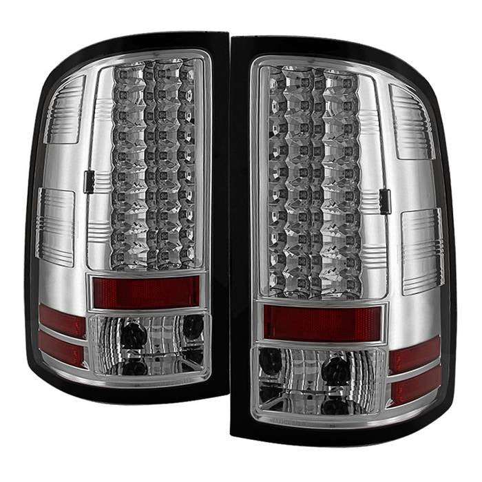 Spyder GMC Sierra 07-13 (Not fit 3500 Dually 4 Rear Wheels)LED Tail Lights Chrome ALT-YD-GS07-LED-C 5014931