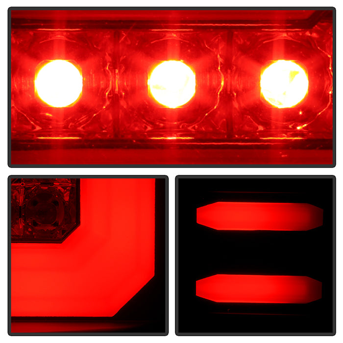 Spyder GMC Sierra 14-16 LED Tail Lights Black ALT-YD-GS14-LBLED-BK 5080660