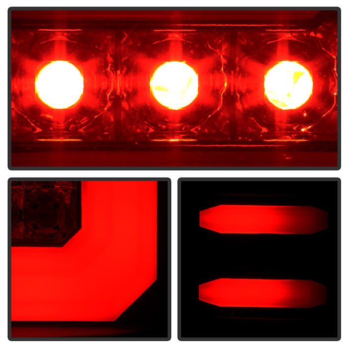 Spyder GMC Sierra 14-16 LED Tail Lights Black Smoke ALT-YD-GS14-LBLED-BSM 5080707
