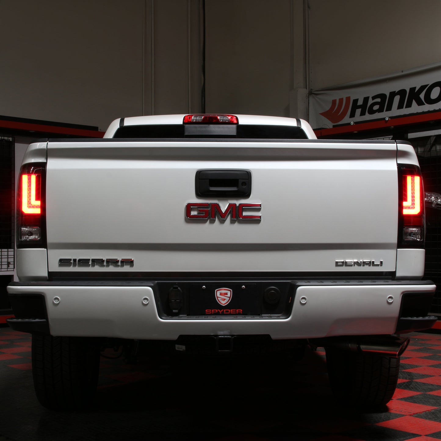 Spyder GMC Sierra 2016-2017 Light Bar LED Tail Lights - Black ALT-YD-GS16-LED-BK 5083777