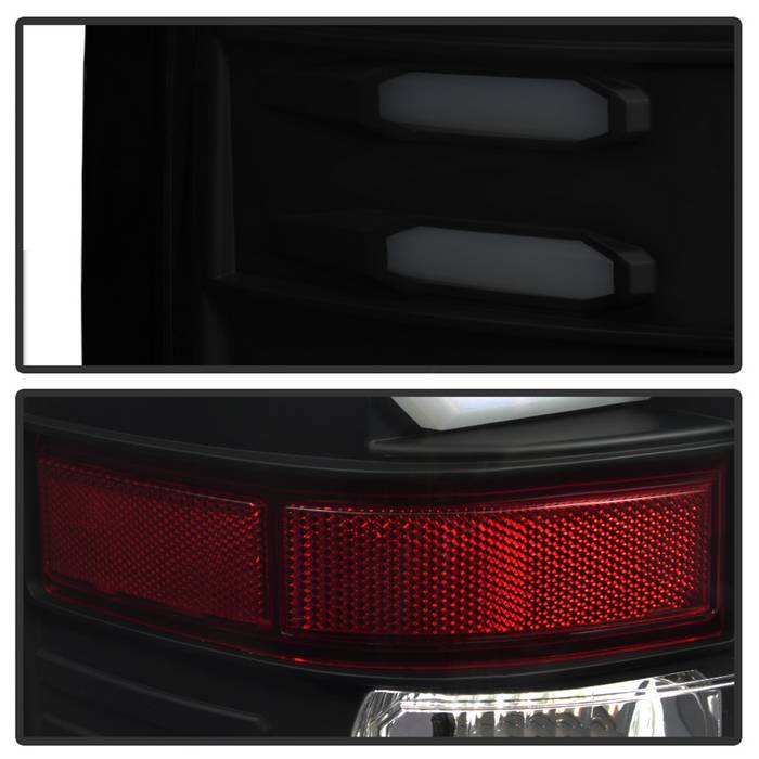 Spyder GMC Sierra 2016-2017 Light Bar LED Tail Lights - Black Smoke ALT-YD-GS16-LED-BSM 5083784