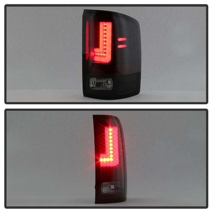 Spyder GMC Sierra 2016-2017 Light Bar LED Tail Lights - Black Smoke ALT-YD-GS16-LED-BSM 5083784
