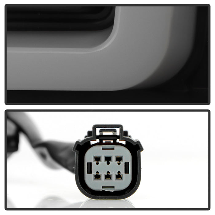 SPYDER 19-20 GMC Sierra 1500 (w/o Factory LED) LED Tail Lights - Black Smoke (ALT-YD-GS19-GRLED-BSM) 5089458