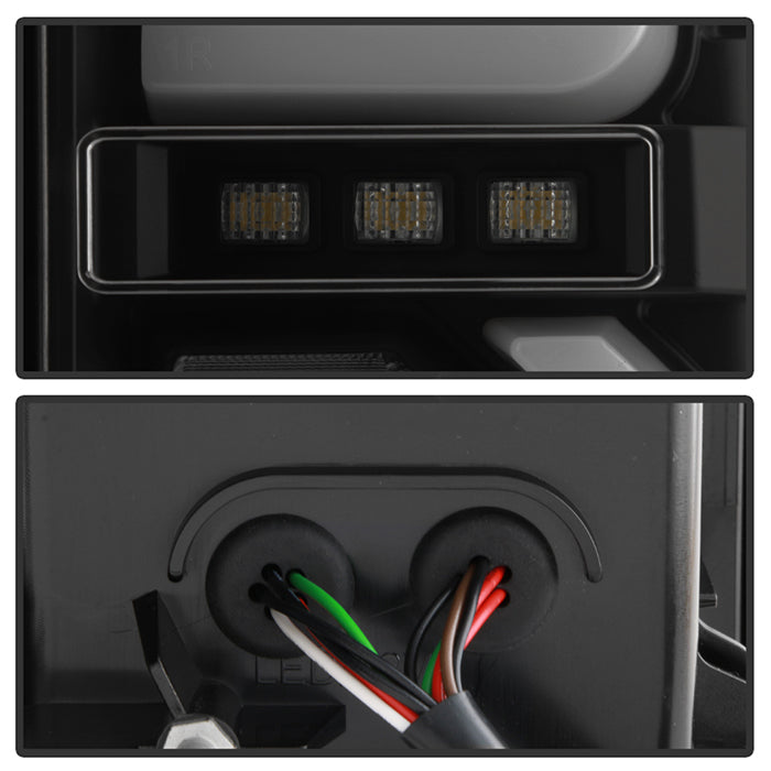 Spyder GMC Sierra 19-20 LED Model Only LED Tail Lights - Black Smoke ALT-YD-GS19LED-LED-BSM 5000316