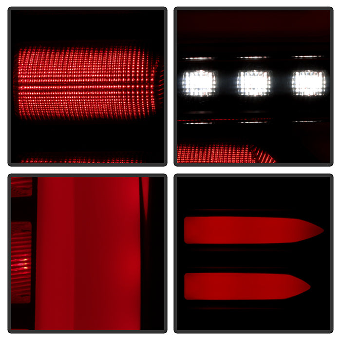 Spyder GMC Sierra 19-20 LED Model Only LED Tail Lights - Black Smoke ALT-YD-GS19LED-LED-BSM 5000316