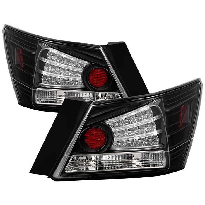 Spyder Honda Accord 08-12 4DR LED Tail Lights Black ALT-YD-HA08-4D-LED-BK 5032621