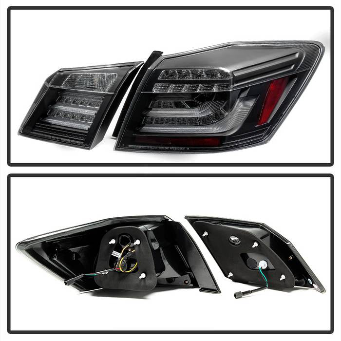 Spyder Honda Accord 08-12 4DR LED Tail Lights Black ALT-YD-HA08-4D-LED-BK 5032621