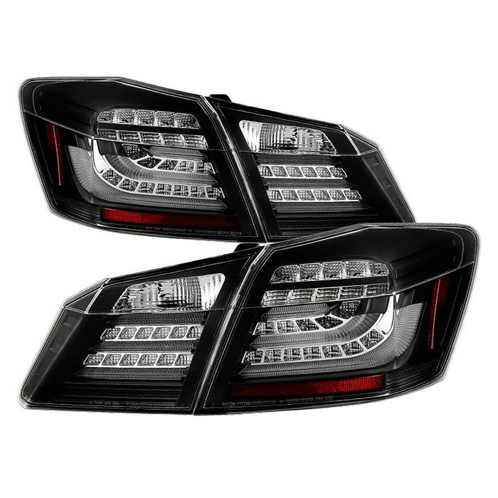 Spyder Honda Accord 2013-2015 4DR LED Tail Lights - Black ALT-YD-HA13LED-LED-BK 5082053