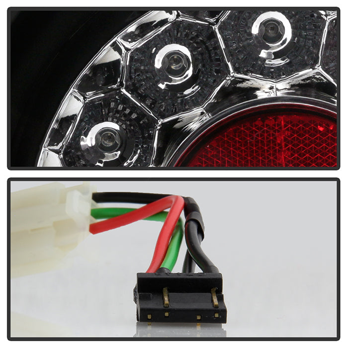 Spyder Honda Accord 94-95 LED Tail Lights Black ALT-YD-HA94-LED-BK 5004178