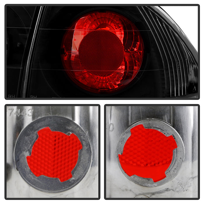 Spyder Honda Accord 96-97 Euro Style Tail Lights Black ALT-YD-HA96-BK 5004215