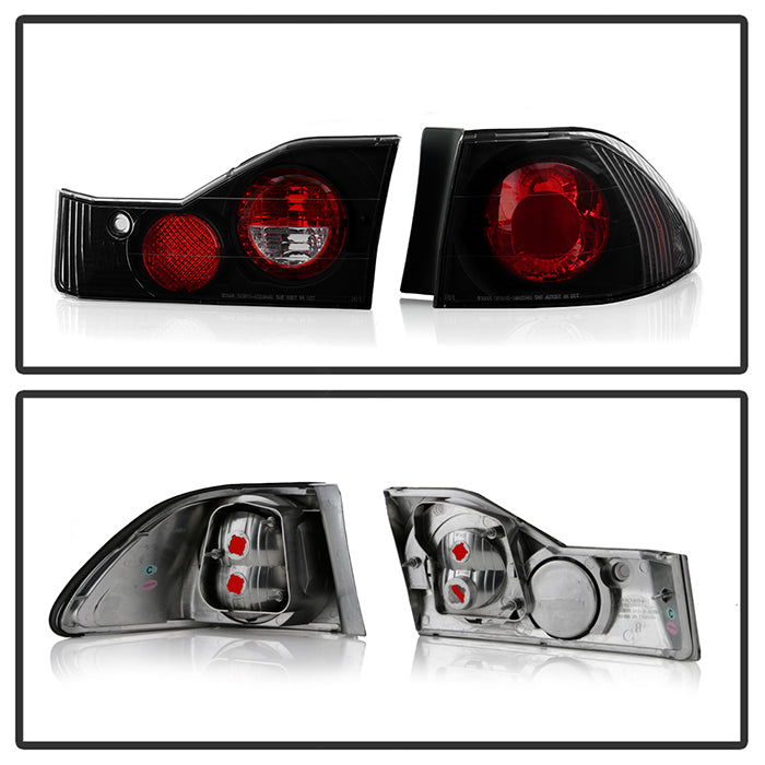 Spyder Honda Accord 96-97 Euro Style Tail Lights Black ALT-YD-HA96-BK 5004215
