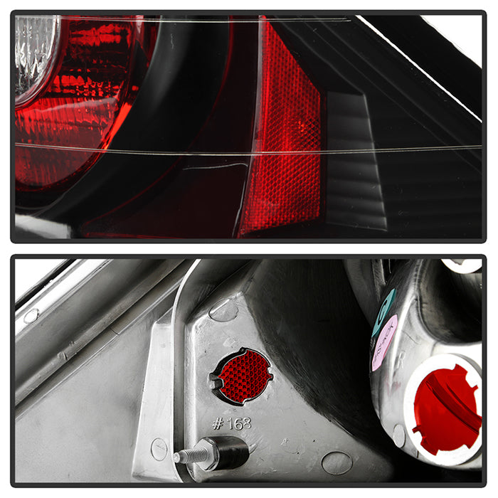 Spyder Honda Civic 01-03 2Dr Euro Style Tail Lights Black ALT-YD-HC01-2D-BK 5004369