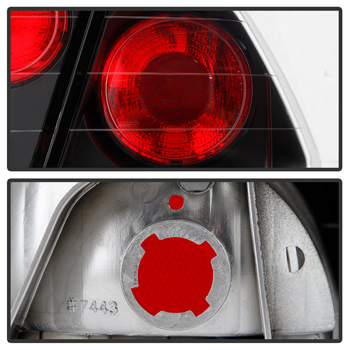 Spyder Honda Civic 01-05 4Dr Euro Style Tail Lights Black ALT-YD-HC01-4D-BK 5004406