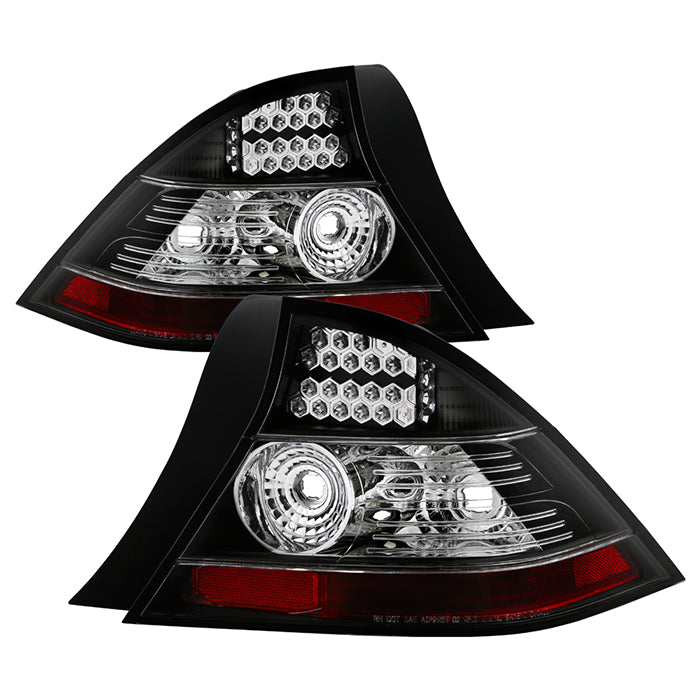 Spyder Honda Civic 04-05 2Dr LED Tail Lights Black ALT-YD-HC04-2D-LED-BK 5008541