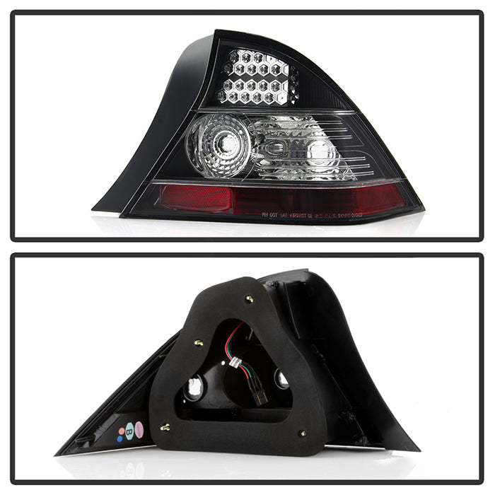 Spyder Honda Civic 04-05 2Dr LED Tail Lights Black ALT-YD-HC04-2D-LED-BK 5008541