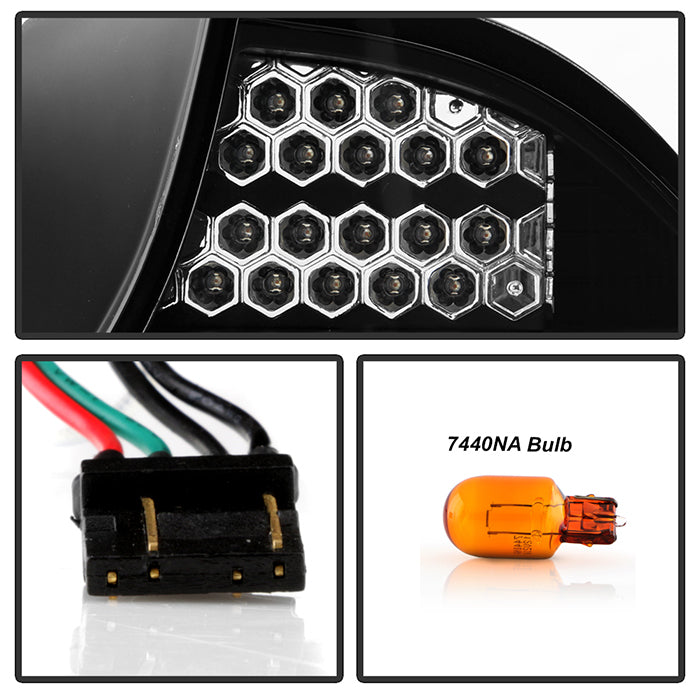 Spyder Honda Civic 04-05 2Dr LED Tail Lights Black ALT-YD-HC04-2D-LED-BK 5008541