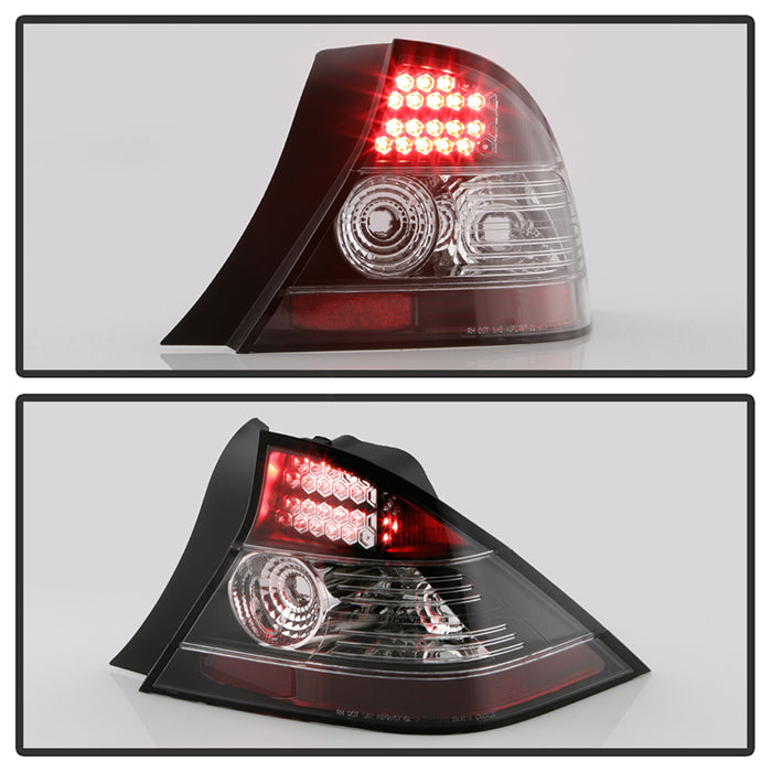 Spyder Honda Civic 04-05 2Dr LED Tail Lights Black ALT-YD-HC04-2D-LED-BK 5008541