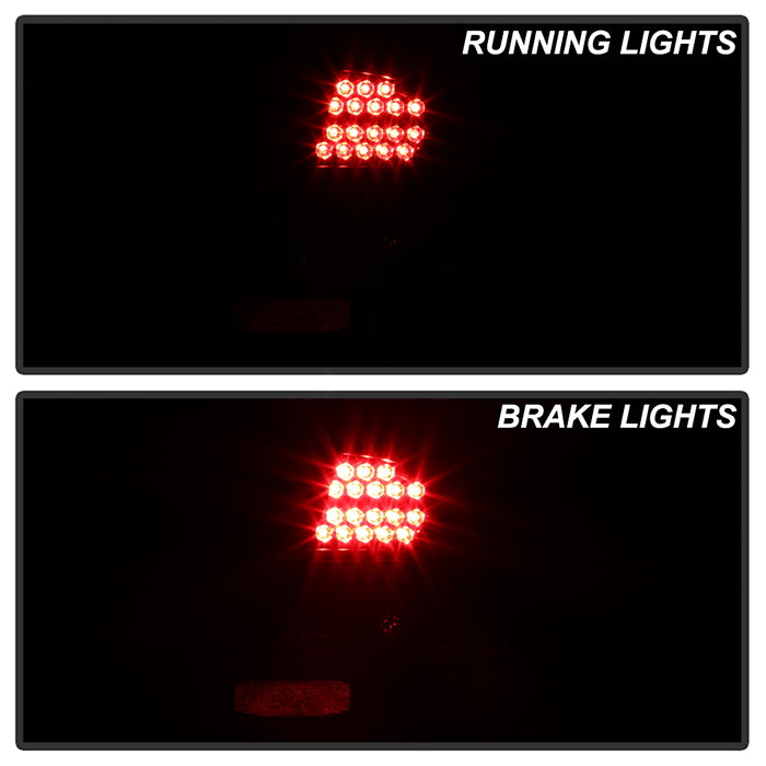 Spyder Honda Civic 04-05 2Dr LED Tail Lights Black ALT-YD-HC04-2D-LED-BK 5008541