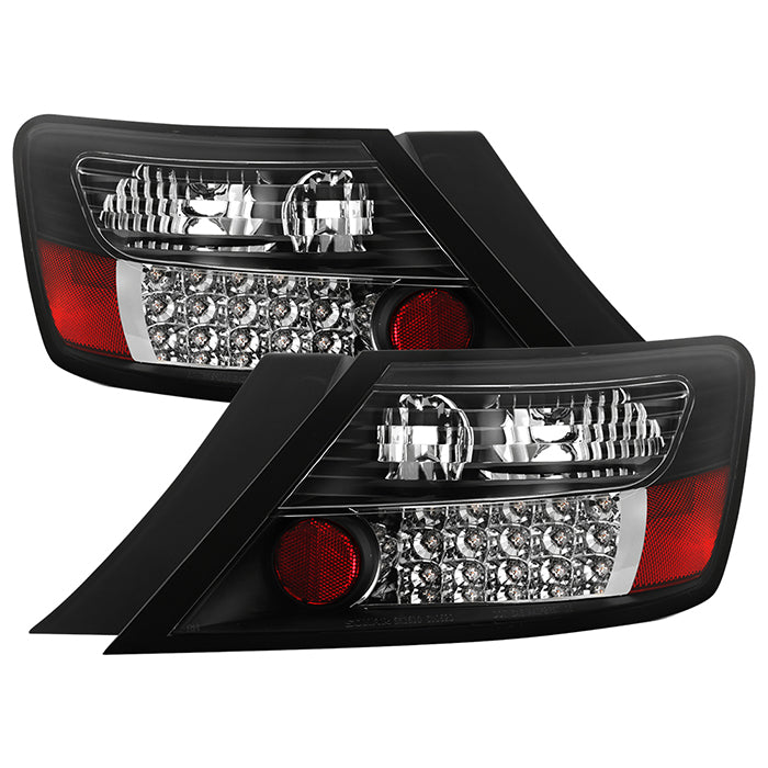Spyder Honda Civic 06-08 2Dr LED Tail Lights Black ALT-YD-HC06-2D-LED-BK 5004499