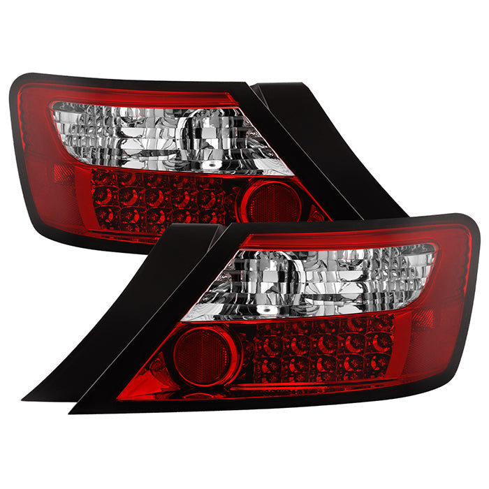 Spyder Honda Civic 06-08 2Dr LED Tail Lights Red Clear ALT-YD-HC06-2D-LED-RC 5004512