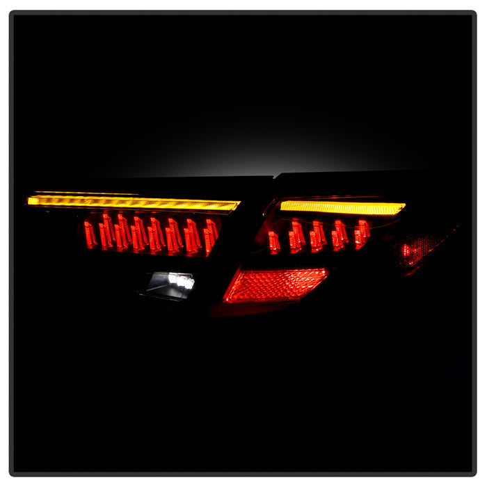 SPYDER Apex 22-24 Honda Civic 5-Door LED Tail Lights - Black (ALT-YD-HC225DAP-SEQGR-BK) 5089113