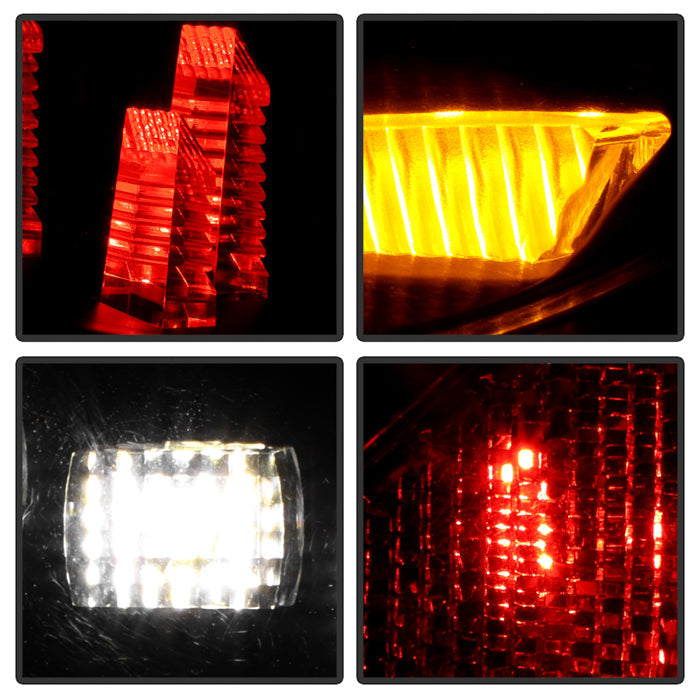 SPYDER Apex 22-24 Honda Civic 5-Door LED Tail Lights - Black (ALT-YD-HC225DAP-SEQGR-BK) 5089113
