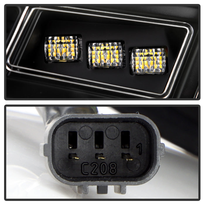 SPYDER Apex 22-24 Honda Civic 5-Door LED Tail Lights - Black (ALT-YD-HC225DAP-SEQGR-BK) 5089113