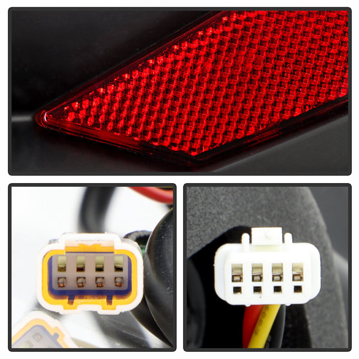 SPYDER Apex 22-24 Honda Civic 5-Door LED Tail Lights - Black (ALT-YD-HC225DAP-SEQGR-BK) 5089113