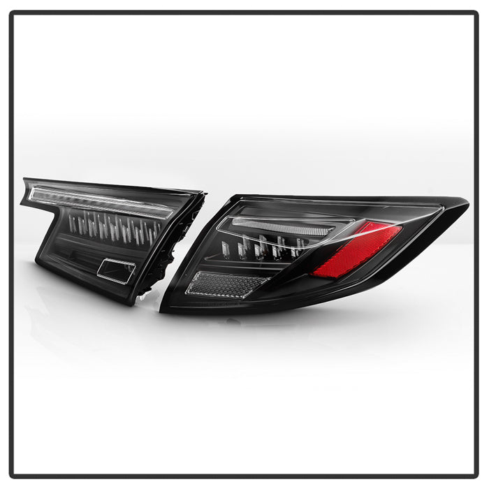 SPYDER Apex 22-24 Honda Civic 5-Door LED Tail Lights - Black (ALT-YD-HC225DAP-SEQGR-BK) 5089113