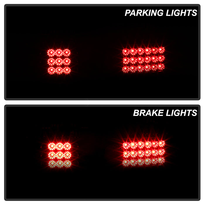Spyder Honda Civic 92-95 2/4DR LED Tail Lights Black ALT-YD-HC92-24D-LED-BK 5004628