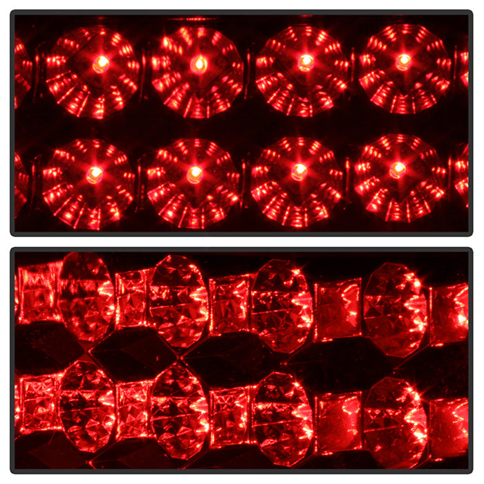 Spyder Honda Civic 92-95 3DR LED Tail Lights Black ALT-YD-HC92-3D-LED-BK 5004727