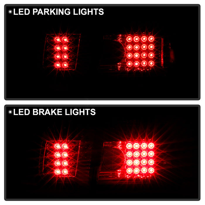 Spyder Honda Civic 96-98 4Dr LED Tail Lights Red Smoke ALT-YD-HC96-4D-LED-RS 5005038