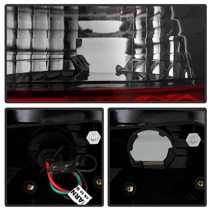 Spyder Honda Civic 96-98 4Dr LED Tail Lights Red Smoke ALT-YD-HC96-4D-LED-RS 5005038