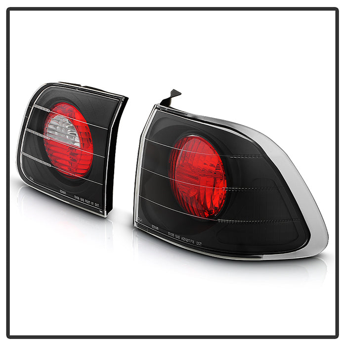 Spyder Honda Civic 99-00 4Dr Euro Style Tail Lights Black ALT-YD-HC99-4D-BK 5005076