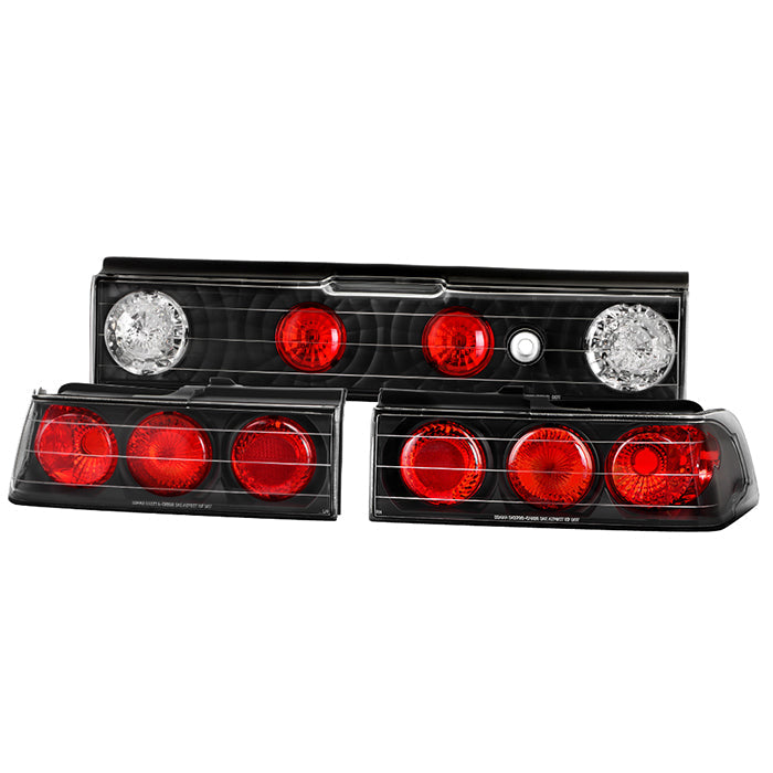 Spyder Honda CRX 88-91 Euro Style Tail Lights Black ALT-YD-HCRX88-BK 5005120