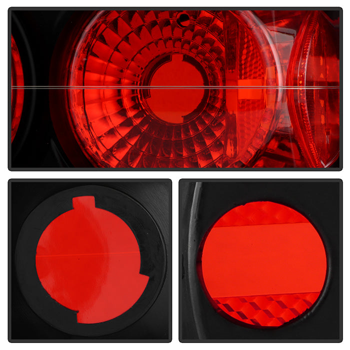 Spyder Honda CRX 88-91 Euro Style Tail Lights Black ALT-YD-HCRX88-BK 5005120
