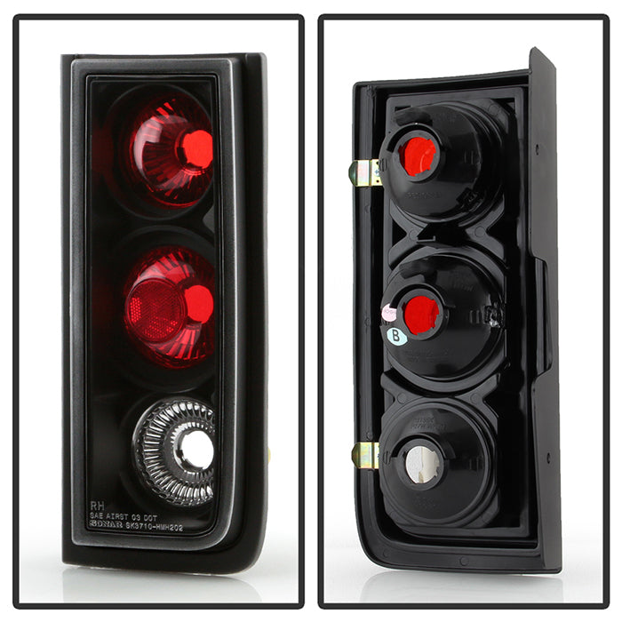 Spyder Hummer H2 01-05 (Non H2T)Euro Style Tail Lights Black ALT-YD-HH2-BK 5005199